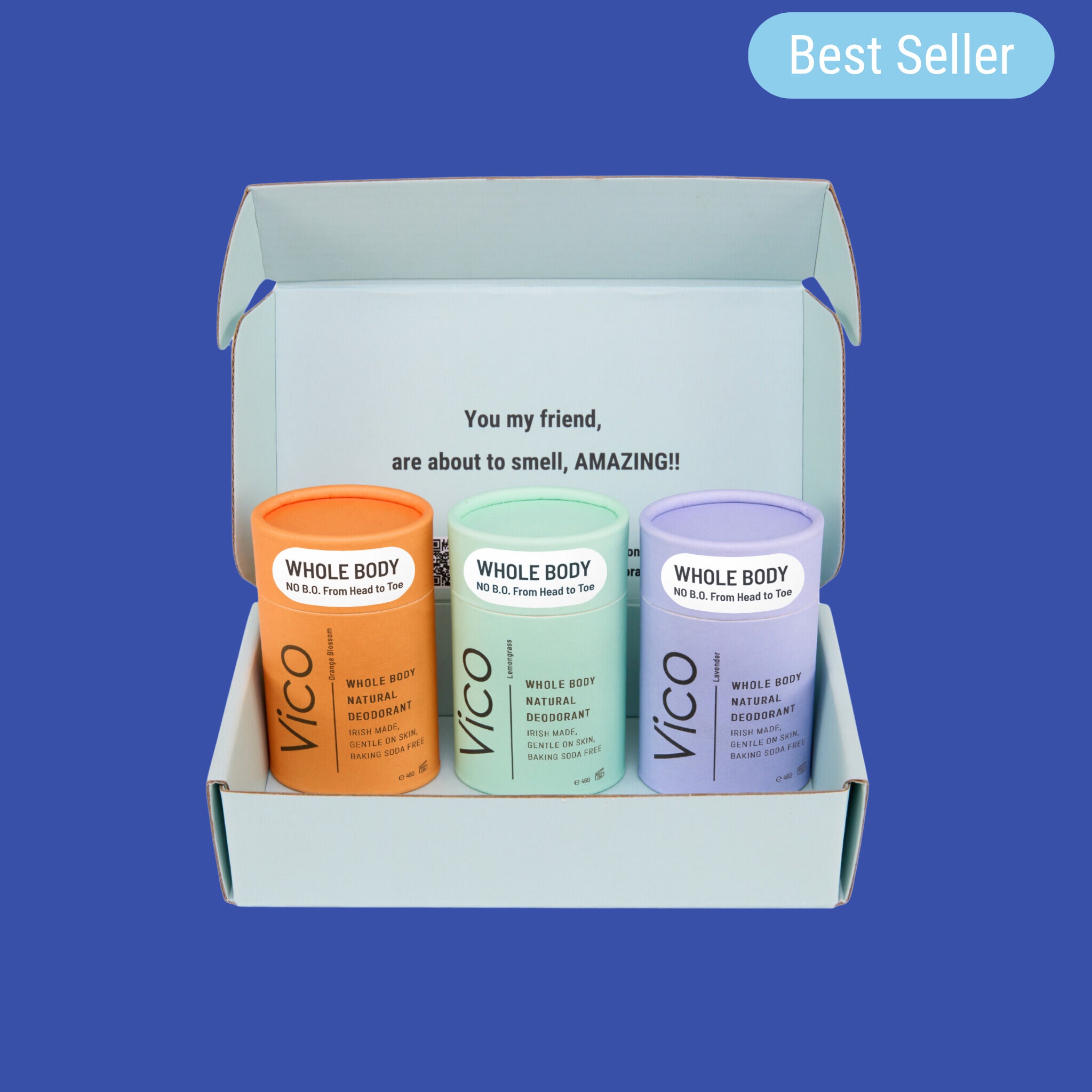 Vico natural deodorant plastic free set natural deodorant Ireland