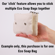 Vico Naturals Two Eco Soap Bags Click Feature