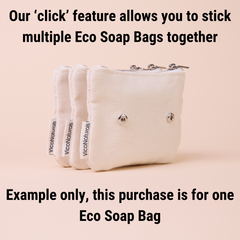 Vico Naturals Three Eco Soap Bags Click Feature