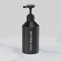 Vico Naturals Black Aluminium Body Wash Bottle