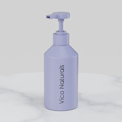 Vico Naturals Purple Aluminium Body Wash Bottle
