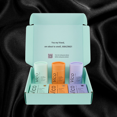 Vico Natural Deodorant & Soap Classics 6 Pack Bundle