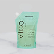 Lemongrass Irish Natural Body Wash Pouch