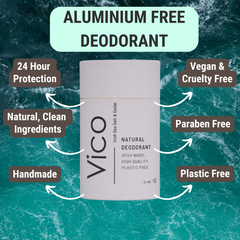 Irish Sea Salt & Cedar Natural deodorant plastic free Ireland