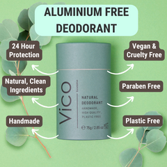 Eucalyptus Natural deodorant plastic free Ireland