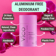 Dark Orchid Natural deodorant plastic free Ireland