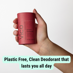 Sandalwood and Patchouli Natural deodorant plastic free Ireland hand long lasting