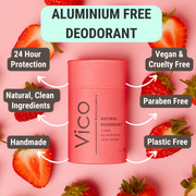 Wexford Strawberry Natural deodorant plastic free Ireland Australia