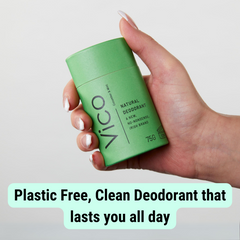Cucumber & Mint Natural deodorant plastic free Ireland hand long lasting