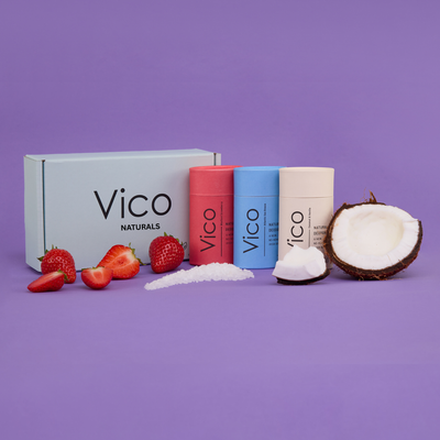 Vico Natural Deodorant Newer Scents Starter Pack